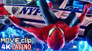 Spider-Man vs Electro Primera Pelea | The Amazing Spider-Man 2 (2014) | Español Latino (4K ULTRA HD)