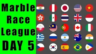 Marble Race League 2019 Day 5 in Algodoo / Marble Race King