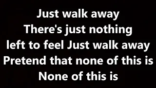 five finger death punch - walk away (lyrics)