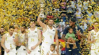 La celebración más familiar del campeón | Supercopa Endesa