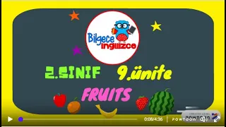 UZAKTAN EĞİTİM 2.SINIF İNGİLİZCE 9.ÜNİTE (FRUITS-MEYVELER)