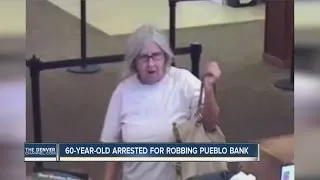 Senior citizen bank robbery suspect arrested; Beverly Uhl turned herself into Pueblo police