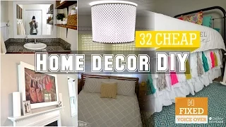 32 Cheap home decor DIY ideas [New V.O]