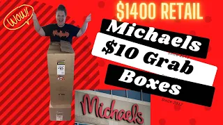 Michaels Grab Boxes, are they worth it? Retail over $1400!!