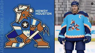 How To Create HOUSTON COYOTES in NHL 23