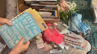 Shopping Sunday -Huge Dollar Tree haul junk journal supplies