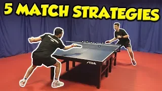 5 Most Effective Strategies To Win At Table Tennis!