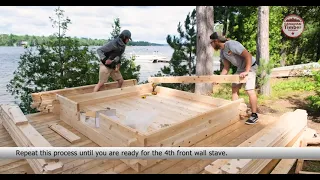 Canadian Timber Georgian Cabin Sauna Assembly