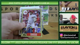 LOADED!!!  WOW! 2022 Topps Update Series Baseball Jumbo 6 Box FULL CASE Break #4