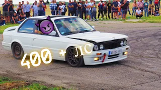 БЕШЕНАЯ BMW E30 с турбиной HOLSET 400 + л.с - ДРИФТ