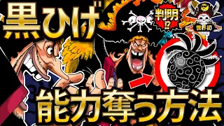 【判明!?】黒ひげが悪魔の実の能力を奪う方法！【ONEPIECE考察】【ネタバレ】