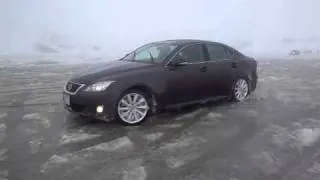 lexus is300 drift on ice by Bob Faraya lebanon