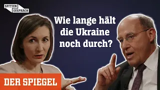 Gregor Gysi und Claudia Major im SPIEGEL-Talk: Wie lange hält die Ukraine noch durch?
