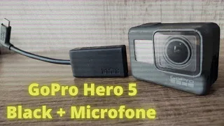Melhor GoPro Hero 5 black e microfone para motovlog