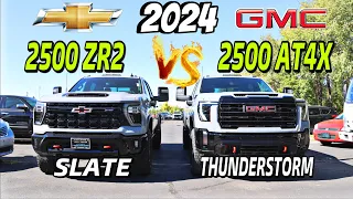 2024 GMC Sierra 2500 AT4X VS 2024 Chevy Silverado 2500 ZR2: Which One Is The Better Buy???