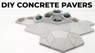 How to Make Concrete Pavers | DIY CONCRETE PATIO PROJECT