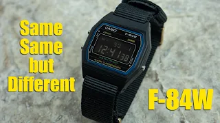 Casio F84W Inverted Display Mod and Nato Strap