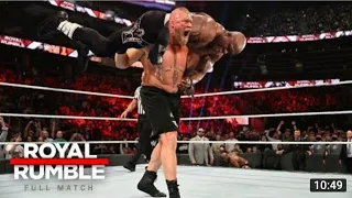 Brock Lesnar vs. Bobby Lashley WWE ROYAL RUMBLE 29th Jan 2022 Highlights | WWE ROYAL RUMBLE 2022