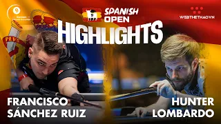 Highlights | Francisco Sánchez Ruiz vs Hunter Lombardo I Giải Billiards Spanish Open 2023