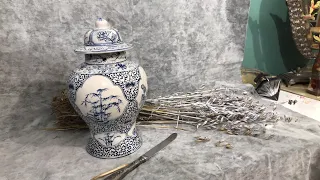 Натюрморт с китайской вазой. Пишу. Отвечаю на вопросы