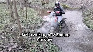 Ekstremalno/amatorska jazda z ekipą ATV Enduro Karwów