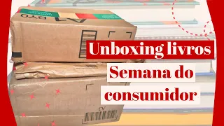 UNBOXING! COMPRAS DE LIVROS DA SEMANA DO CONSUMIDOR!