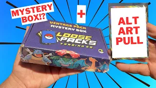 Vintage Pokemon Mystery Box From Loose Packs and Evolving Skies Alt Arts!