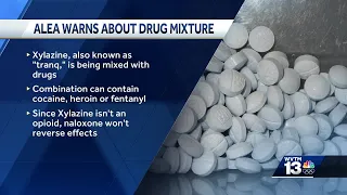 Warning about potentially fatal mixture of fentanyl and sedative xylazine