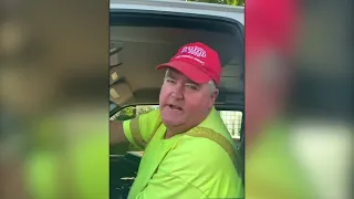 Video shows confrontation with resident, National Grid worker wearing Trump hat
