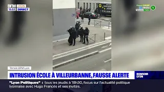 Intrusion dans une école à Villeurbanne : c'était en fait une fausse alerte