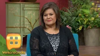 Rosenda Puentes en el foro de Ventaneando para hablar de Juan Gabriel.