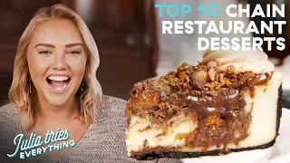 Best Chain Restaurant Desserts Of All Time | Julia Tries Everything