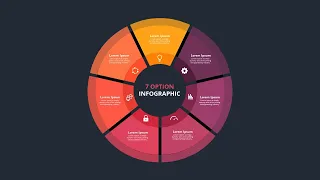 How to Create 7 Steps Circular Infographic in PowerPoint Quickly