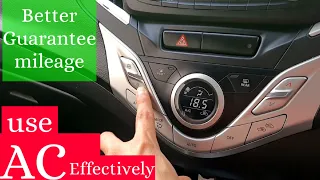 How to properly use AC for better mileage guarantee