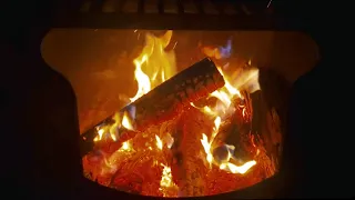 Relaxing cozy fireplace and rain sounds ambience for sleep and anxiety asmr 10 hours