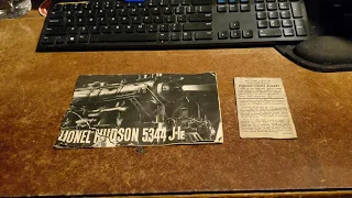 1937 Lionel Prewar No.700e Hudson 5344 J1-e Brochure /Inspection Card