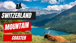 Mountain Coaster Oeschinensee Kandersteg  Switzerland 🇨🇭 - A Thrilling Alpine Adventure (4K)