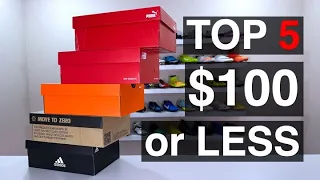 Top 5 football boots of 2022 for $100 or LESS!