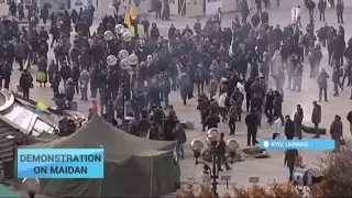 Demonstration on Maidan: Partial hotel takeover and tents in the middle of Ukraine’s capital