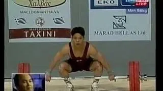 2002 World Weightlifting 56 Kg Snatch.avi