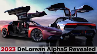 2023 DeLorean Alpha5 Revealed - As Electric Coupe