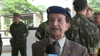 Exército presta homenagem aos pracinhas do Monte Castelo