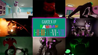 👻 ВСЕ СКРИМЕРЫ И ЖУТКИЕ МОМЕНТЫ ВСЕ 7 ЧАСТЕЙ - Garten of Banban 1-7