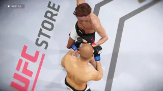 Knocked out while blocking?!?!?! Dooho Choi vs Jose Aldo. EA sports ufc 2