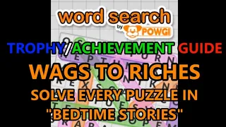 Word Search by POWGI: Wags To Riches Trophy Guide