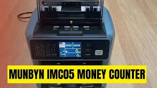 MUNBYN IMC05 Money Counter Machine | Count Value of Bills, UV/IR/MG/DD Detection