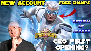 MCOC NEW ACCOUNT CHALLENGE! GREAT FIRST DAY LUCK ON FREE TO PLAY!