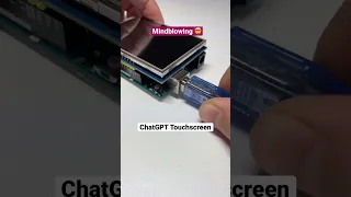 Mind-boggling Control by Artificial Intelligence of Touchscreen #arduino #electronics #chatgpt #ai