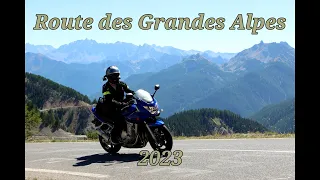 Route des Grandes Alpes on a motorcycle 2023