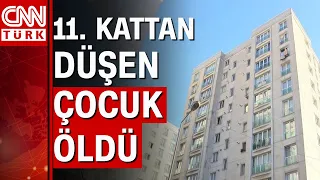 14 yaşındaki çocuk pencerenin önünde telefonla oynarken 11. kattan düştü!